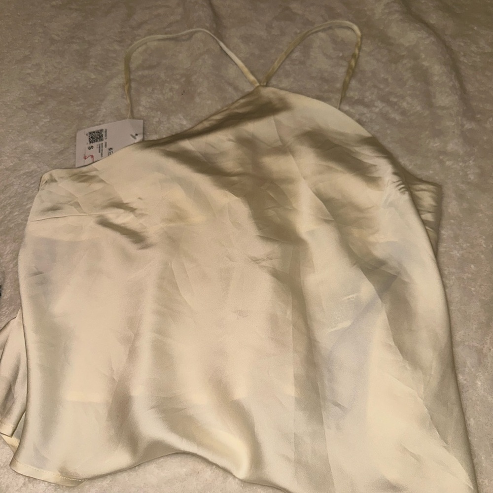 Forever 21 Cream Satin Camisole
